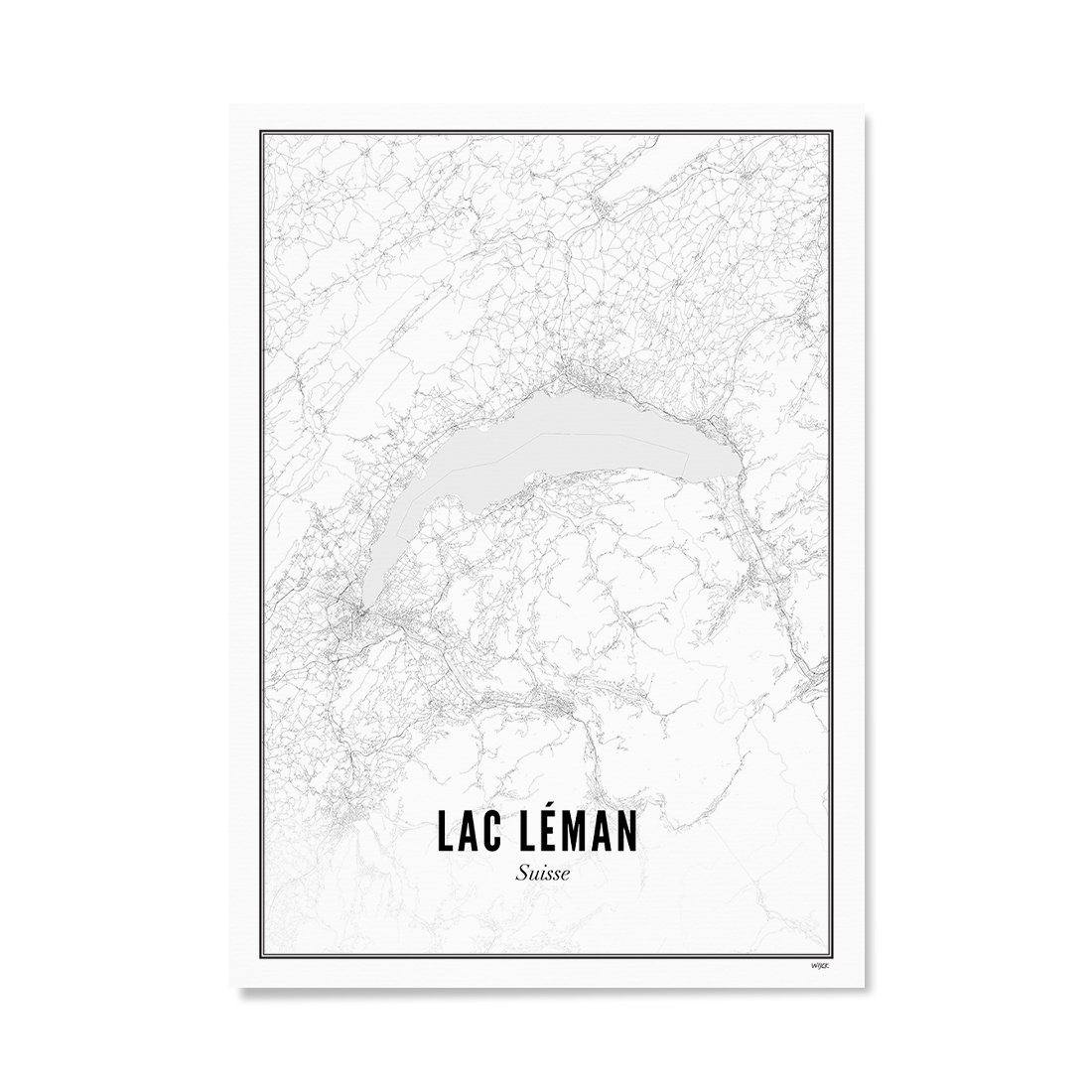 Poster van Meer van Genève | WIJCK. 